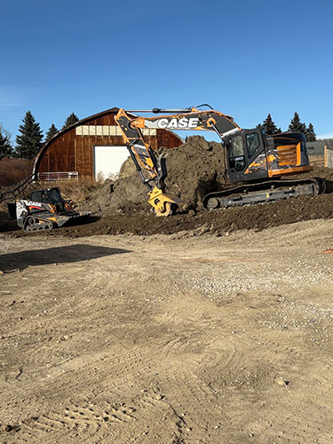 Image 4 - acreage development, foundating, 2 Sons Excavating serving Calgary and surrounding areas.