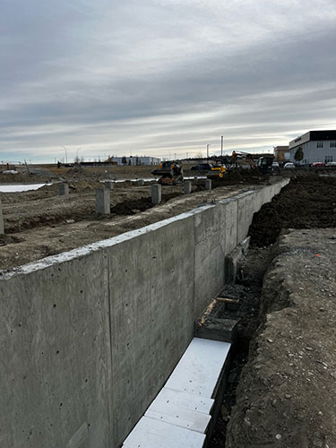 Image 4 - foundation services, foundation backfill by 2 Sons Excavating, serving all excavating needs in and around Calgary, Alberta.