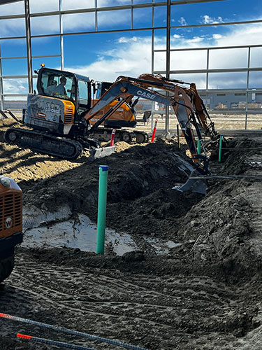 Image 2 - Industrial, 2 Sons Excavating, mechanical trenching.