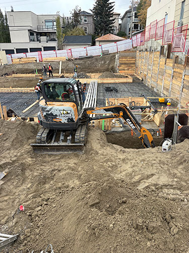 Image 3 - multifamily, 2 Sons Excavating, mechanical trenching.