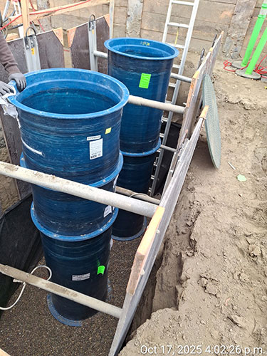 Sumps Image 2 - 2 Sons Excavating, mechanical trenching.